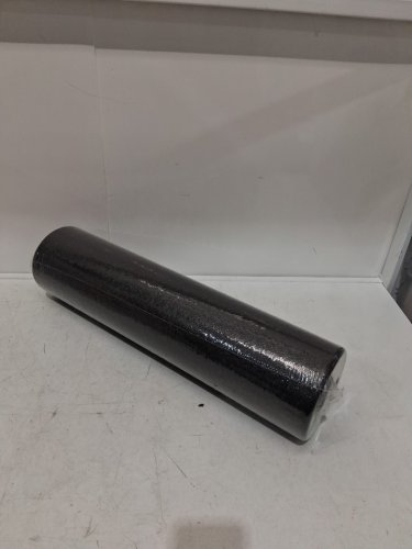 AMAZON BASICS HIGH-DENSITY ROUND FOAM ROLLER FOR YOGA & EXERCISE - 24" - BLACK image 3
