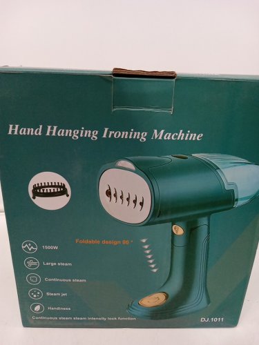 Foldable Hand Hanging Ironing Steamer Machine - 1500W - Black (Model: DJ.1011) image 3