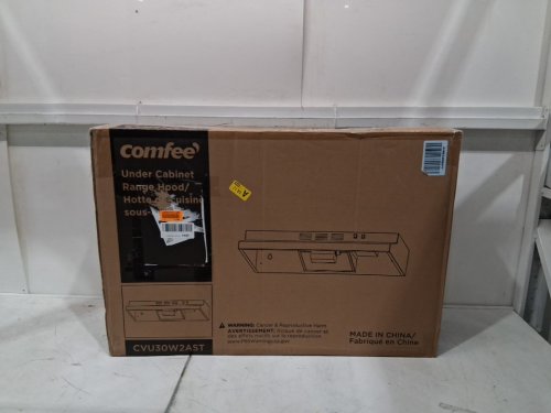 comfee under cabinet ranged hood - 30", 200cfm - stainless steel (model: ‎CVU30W2AST) image 3