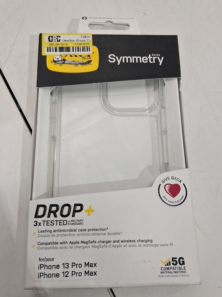 OtterBox Symmetry Series iPhone 12/13 pro max case  - Clear (model: 77-84350) image 2