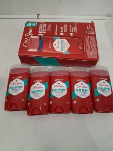 5PK MENS OLD SPICE SWAGGER DEODORANT - SCENT OF PURE SPORT - 85G/EACH image 2