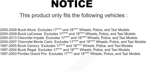 2pc Front Complete Shocks Strut Coil Spring set - for various makes and models - black (model: K78A-100002) image 2