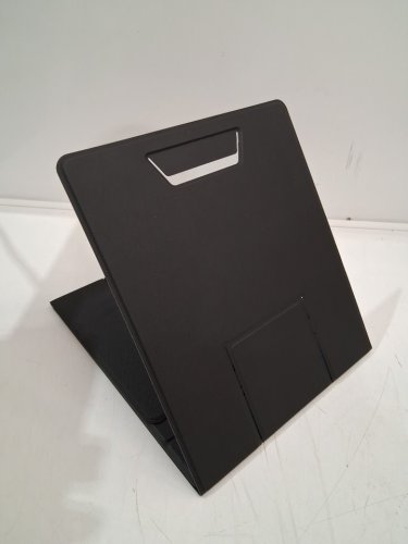 spigen slim fold portable laptop stand for various Macbook models - 11"-16" - black image 2