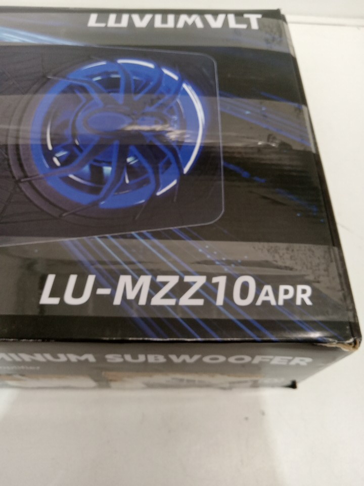 LUVUMVLT Slim Under Seat Powered Subwoofer and Amp Package - 10", 1200W - (Model: LU-mzz10apr) image 6