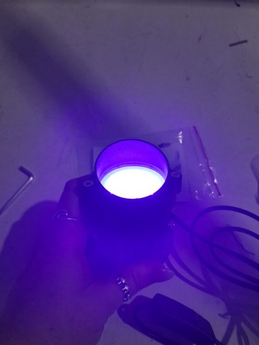 unirence compact led blacklight - 15w 4.7" - black image 2