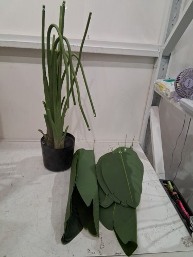 ARTIFICIAL BIRD OF PARADISE FAUX PLANT - 47" - white pot (Model: bplrj-120) image 3