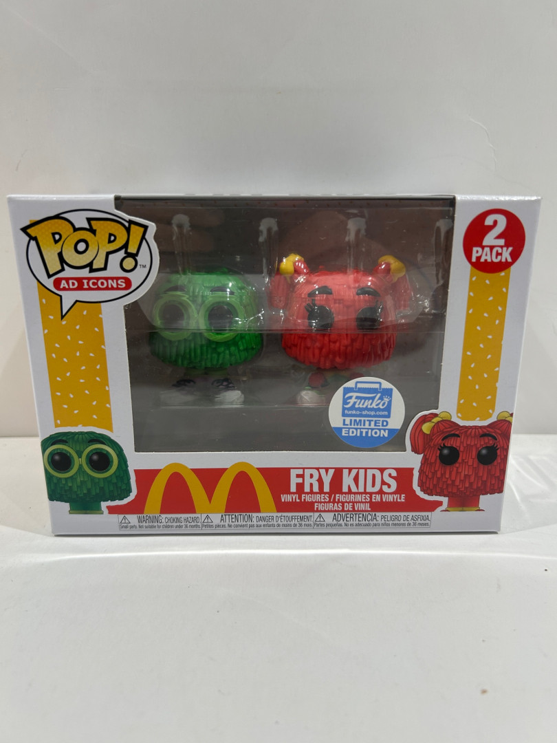 Funko pop! **funko limited edition** Ad icons: Mcdonalds - fry kids vinyl figures (2 pack) image 3
