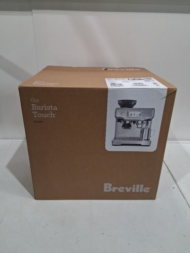 breville the barista touch automatic led touch-screen espresso machine with built-in grinder & milk frother - brushed stainless steel (model: BES880BSS) image 5