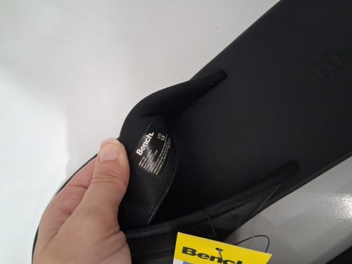 men's bench comfort flip flops - size 13 - black (style : 5220011) image 3