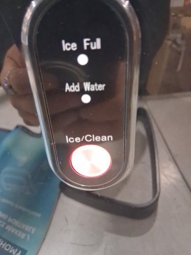 Euhomy Countertop Nugget Ice Maker - Makes 26lbs in a day - black (Model: IM002-NBL-CAEH) image 5