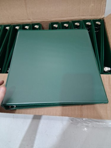24PK sAMSIL eCONOMY VIEW BINDERS 3 ring - 1" rings - green image 5