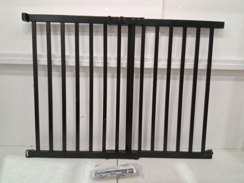 EVENFLO WALK-THRU TOP OF STAIRS extra wide BABY and PET GATE - 32" x 30" - 48" - black (MODEL: 1050) image 2