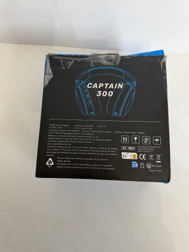 GTHEOS CAPTAIN 300 2.4GHZ WIRELESS GAMING HEADSET, BLUETOOTH 5.2 GAMING HEADPHONES WITH DETACHABLE NOISE CANCELING MICROPHONE (MODEL: CAPTAIN 300) image 2