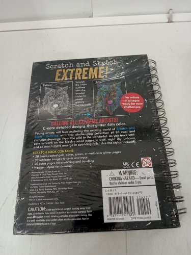TRACE-ALONG SCRATCH AND SKETCH EXTREME! Art activity book image 3