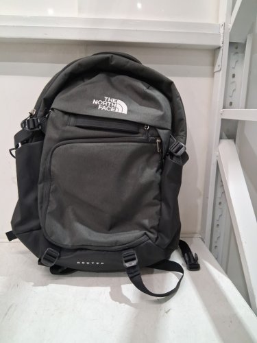 the north face router lifestyle backpack - 40L capacity - Asphalt Grey Light Heather image 3