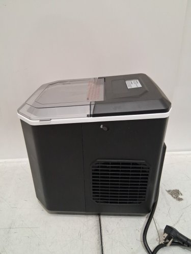 EUHOMY COUNTERTOP ICE MAKER MACHINE WITH HANDLE BASKET AND SCOOP -1.2L - MAKES 26LB/DAY - BLACK (MODEL: IM011-BBL-CAEH) image 8