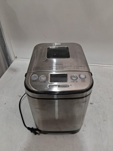 CUISINART COMPACT AUTOMATIC BREAD MAKER - MAKES 2LB LOAVES - BRUSHED STAINLESS (MODEL: CBK-110C) image 2