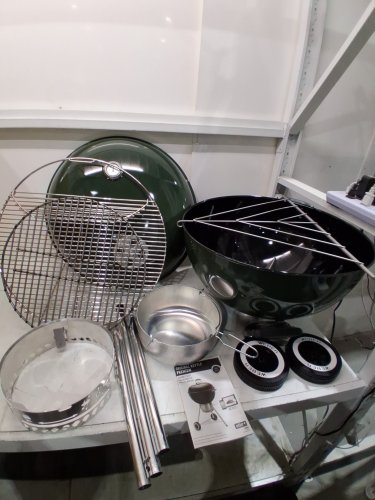 WEBER ORIGINAL PREMIUM KETTLE CHARCOAL GRILL - 22" - green (MODEL:14407001) image 3