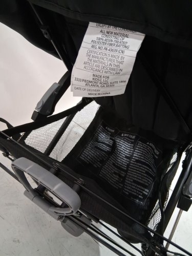 ingenuity 3dlite st lightweight convenience stroller with multi-position recline & large storage basket - 50lbs max - black/silver (model : 32780B) image 9
