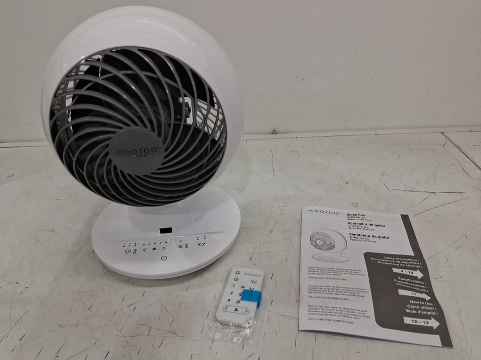 IRIS Woozoo 5-Speed OSCILLATING Globe Fan - 82FT RANGE - WHITE (Model: PCF-SC15T-CT/2354207) image 2