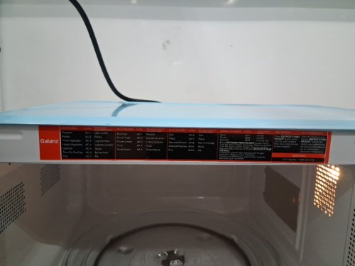GALANZ RETRO-STYLE DIGITAL MICROWAVE OVEN - 0.7CU FT - bebop BLUE (MODEL: GLCMKZ07BER07) image 6