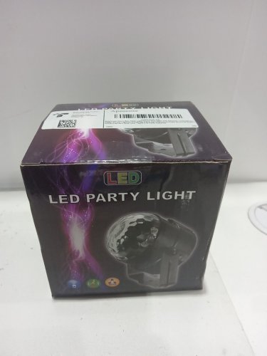 APEOCOSE Party light & sound activated Disco ball with remote - 12 modes - black (model: 468) image 2