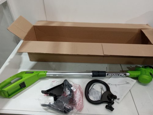 GREENWORKS *TOOL ONLY* CORDLESS STRING TRIMMER WITH ADJUSTABLE HANDLE - COMPATIBLE WITH 40V GREENWORKS BATTERY - 12"- GREEN/BLACK (MODEL: STF309) image 2