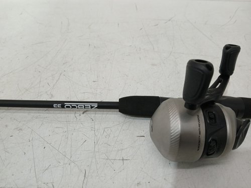 zebco 33 Platinum  Fishing Rod & Spincast Reel - 6FT - BLACK/SILVER image 3