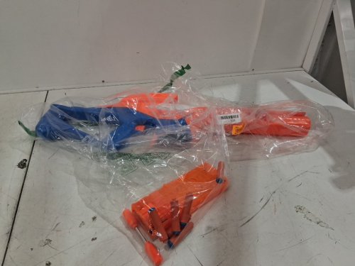 Nerf N Series Pinpoint Precision Blaster with 18 N1 Foam Darts- orange/blue image 2