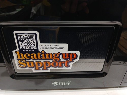 COMMERCIAL CHEF MICROWAVE OVEN - 120VAC, 60HZ, 1050W - BLACK (MODEL: CHM7MB) image 5