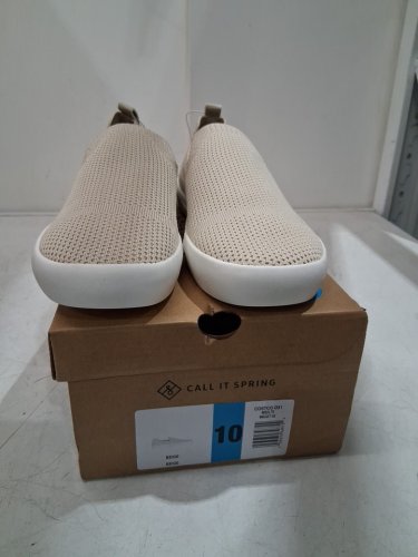 Women's  Call It Spring Luckee Knit Shoe - size 10 - cream (style: 6622110) image 2