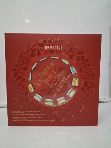12PK HOMETEICS HOLIDAY ESSENTAIL OIL GIFT SET - 15ML EACH - ASSORTED SENTS - MULTICOLOR (MODEL: ARMH-EO15HO14) image 2