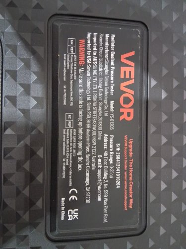 28PC VEVOR Universal Radiator/Coolant Pressure Tester Kit with Manual Pump & Color-coded Test Caps - BLACK - (MODEL: YS-01205) image 5
