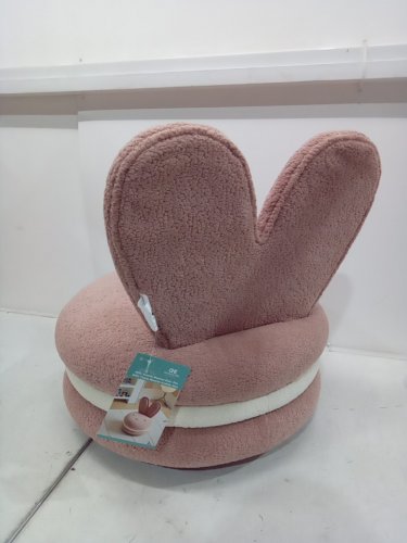 aesthetik kids miffy juvenile macaron chair - 176lbs capacity - 17.1" x 17.1" x 18.1" - pink (model: 1926207) image 4