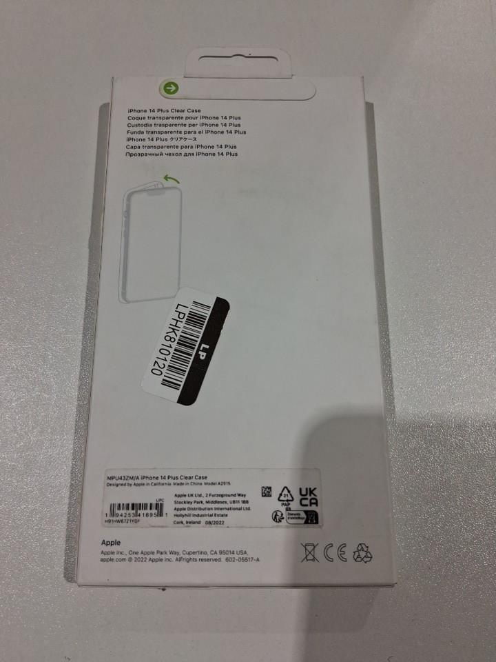 Apple MagSafe Case for iPhone 14 Plus - Clear (model: A2915) image 3