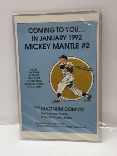 MICKEY MANTLE ISSUE #1 MAGNUM COMICS DECEMEBER 1991 image 4