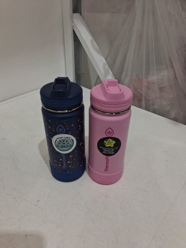 2PK ThermoFlask Stainless Steel Bottle - 16oz - PINK/blue (model: 2880559) image 3