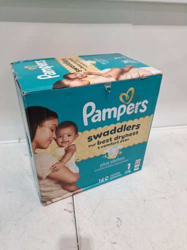 160PK PAMPERS SWADDLERS DIAPERS - SIZE 1 - 8-14LB image 2