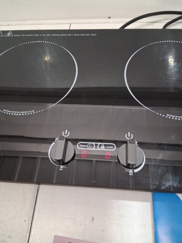vbgk Induction Stove Top-Knob Control-9 Power Levels-child Lock & Timer-LED touch control-4000w/110v-black (model: k20011) image 4