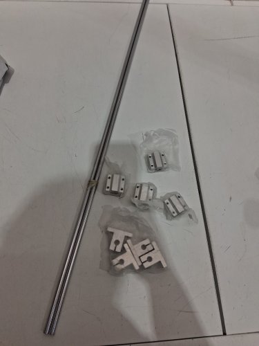 10PC Linear Motion Rail Shaft Slide Guide - 8MM X 25.59" - SILVER image 3