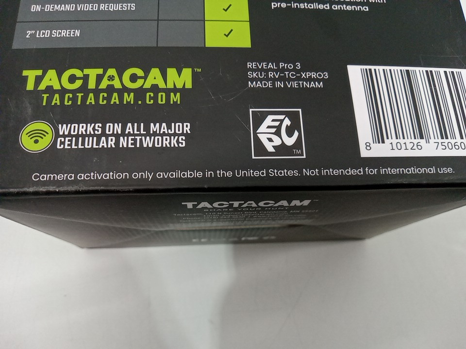 Tactacam Reveal Pro 3.0 1080p HD Video Cellular Trail Camera WITH 5.5GB BUILT IN MEMORY - works with USA CELLULAR PROVIDERS, APP & LOCALLY WITH INTERNAL MEMORY OR SD CARD *NOT INCLUDED* (Model: RV-TC-XPRO3) image 4
