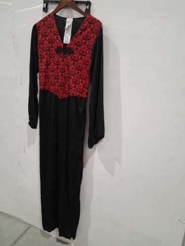 WOMEN'S RUBIES VAMPIRE COSTUME DRESS - large- RED AND BLACK (STYLE: VAMPIRE) image 2