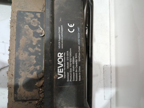 WALK-BEHIND MANUAL HAND PUSH FLOOR SWEEPER - 25.6" SWEEPING WIDTH - GRAY/BLACK (MODEL: S13-001A) image 7