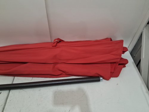 SONGMICS PATIO UMBRELLA WITH TILT AND CRANK MECHANISM - 9FT - RED (MODEL: GPU09RDV1) image 6