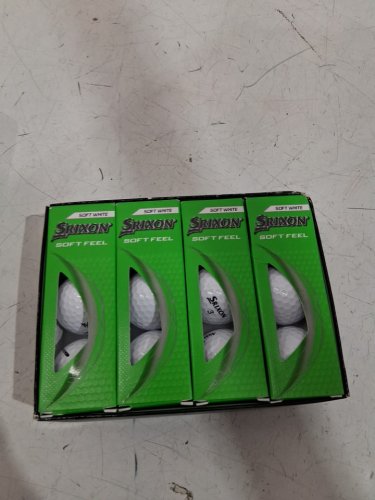 12pk Srixon Men's Soft Feel Golf Ball - #3 - WHITE image 3