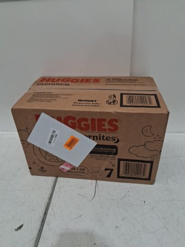 68pk huggies disney baby overnites diapers - size 7 - winnie the pooh (MODEL: 54923) image 2