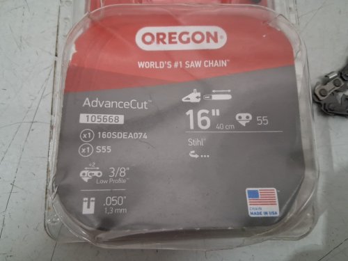2pc Oregon Saw bar with replacement chain - 16" (model:105668) image 4