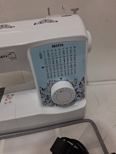 Brother Sewing and Quilting Machine with 37 Built-In Stitches, Wide Quilting Table, Automatic Needle Threader, Drop-In Top Bobbin, 1-Step Buttonhole, 8 Included Presser Feet and Bright LED Work Area - White (Model: XR3774) image 4