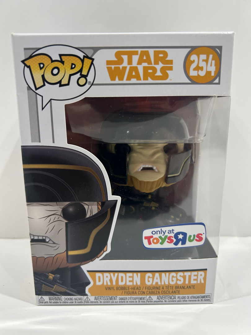 Funko pop! **only at toys r us** Star Wars - dryden gangster bobble head (#254) image 2