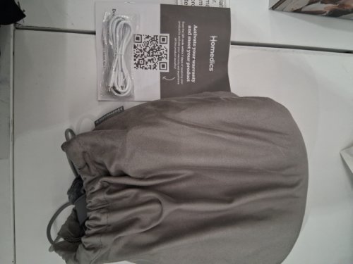 HOMEDICS DEEP RHYTHMIC NECK MASSAGER WITH HEAT, six massage programs portable and rechargeable - grey/black - (MODEL:2836858) image 3